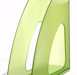 HAN Stehsammler antistatisches, schwermetallfreies Polystyrol grün-transparent , DIN C4