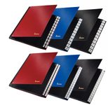 bene Pultordner DIN A4 24 Taben blau