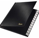 bene Pultordner DIN A4 24 Taben schwarz