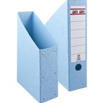 dots Stehsammler Karton, 1.300 g/qm blau , DIN A4