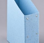 dots Stehsammler Karton, 1.300 g/qm blau , DIN A4