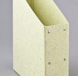 dots Stehsammler Karton, 1.300 g/qm gelb , DIN A4