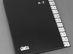 dots Pultordner DIN A4 24 Taben schwarz