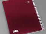 dots Pultordner DIN A4 12 Taben rot