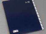 dots Pultordner DIN A4 12 Taben blau