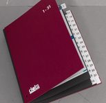 dots Pultordner DIN A4 32 Taben rot