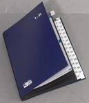 dots Pultordner DIN A4 32 Taben blau