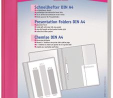 VELOFLEX Schnellhefter DIN A4 überbreit PVC pink