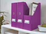 LEITZ Stehsammler Karton, 1.200 g/qm violett , DIN A4