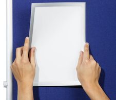 DURABLE Magnetrahmen A4 silber