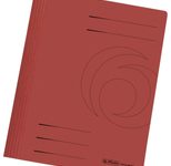 herlitz Schnellhefter DIN A4 Stabiler Manila-Karton rot