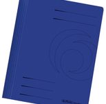 herlitz Schnellhefter DIN A4 Stabiler Manila-Karton dunkelblau