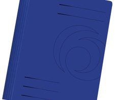 herlitz Schnellhefter DIN A4 Stabiler Manila-Karton dunkelblau