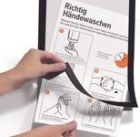 DURABLE Magnetrahmen selbstklebend A4 schwarz