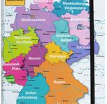 PAGNA Heftbox 3.5 cm DIN A4 Deutschlandkarte