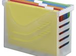 Jalema Hängeregistraturkorb mit Mappen 35,7 x 15,2 x 25,2 cm DIN A4