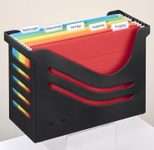 Jalema Hängeregistraturkorb mit Mappen 35,7 x 15,2 x 25,2 cm DIN A4
