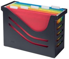 Jalema Hängeregistraturkorb mit Mappen 35,7 x 15,2 x 25,2 cm DIN A4