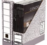 Bankers Box Archiv-Stehsammler Wellpappe grau , DIN A4