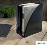LEITZ Stehsammler recycelter Kunststoff schwarz , DIN A4