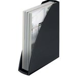 LEITZ Stehsammler recycelter Kunststoff schwarz , DIN A4