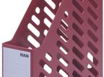 HAN Stehsammler recycelter Kunststoff rot , DIN C4
