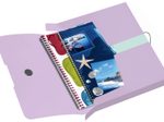 herlitz Heftbox 4 cm DIN A4 transparent flieder