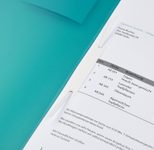 BRUNNEN Schnellhefter DIN A4 Polypropylen (PP) türkis transluzent