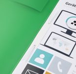 BRUNNEN Schnellhefter DIN A4 Polypropylen (PP) grün transluzent