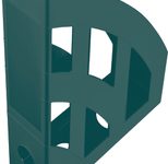 helit Stehsammler recycelter Kunststoff grün , DIN C4