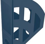 helit Stehsammler recycelter Kunststoff blau , DIN C4
