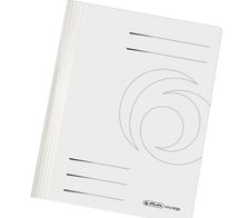 herlitz Schnellhefter DIN A4 Stabiler Manila-Karton weiß