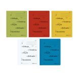 herlitz Schnellhefter DIN A4 Stabiler Manila-Karton grün, rot, blau, weiß, gelb