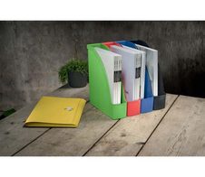 LEITZ Stehsammler recycelter Kunststoff grün , DIN A4