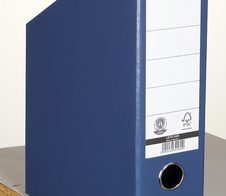 LEITZ Stehsammler Karton blau , DIN A4