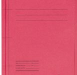 LEITZ Schnellhefter DIN A4 Stabiler Manila-Karton rot