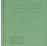 LEITZ Schnellhefter DIN A4 Stabiler Manila-Karton grün