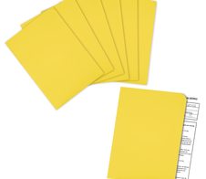 ELCO Sichthüllen DIN A4 intensivgelb