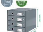 LEITZ Schubladenbox 60490051  DIN A4 29,0 x 36,0 x 28,3 cm