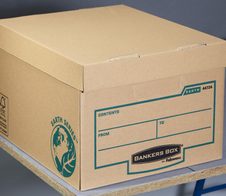 Bankers Box Archivboxen für Ordner 32,6 x 39,6 x 25,7 cm