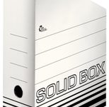 LEITZ Archiv-Stehsammler Wellpappe weiß , DIN A4