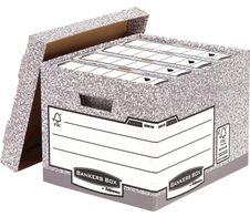 Bankers Box Archivboxen für Ordner 33,5 x 40,4 x 29,2 cm