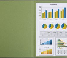 FALKEN Aktendeckel DIN A4 grün