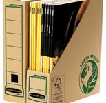 Bankers Box Archiv-Stehsammler Wellpappe braun , DIN A4