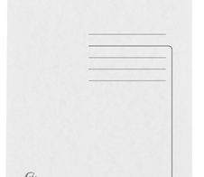 Exacompta Schnellhefter DIN A4 Colorspankarton weiß