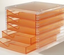 styro Schubladenbox 275-8430.24124  DIN C4 27,0 x 34,0 x 25,5 cm