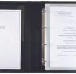 Alassio Ringbuchmappe für DIN A4 schwarz