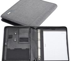 Alassio Ringbuchmappe LAZIO für DIN A4 grau