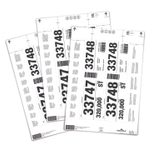 DURABLE Einsteckschilder für Kennzeichnungstaschen 6,5 x 14,0/9,0 cm