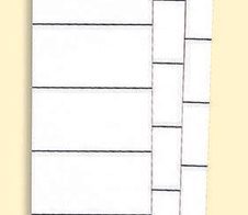 dots Einsteck-Rückenschilder 54,0 x 190,0 mm